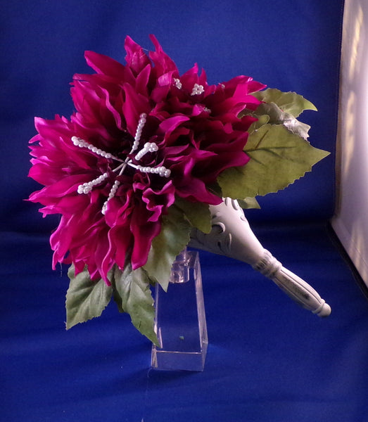 Purple Dahlia Side Left